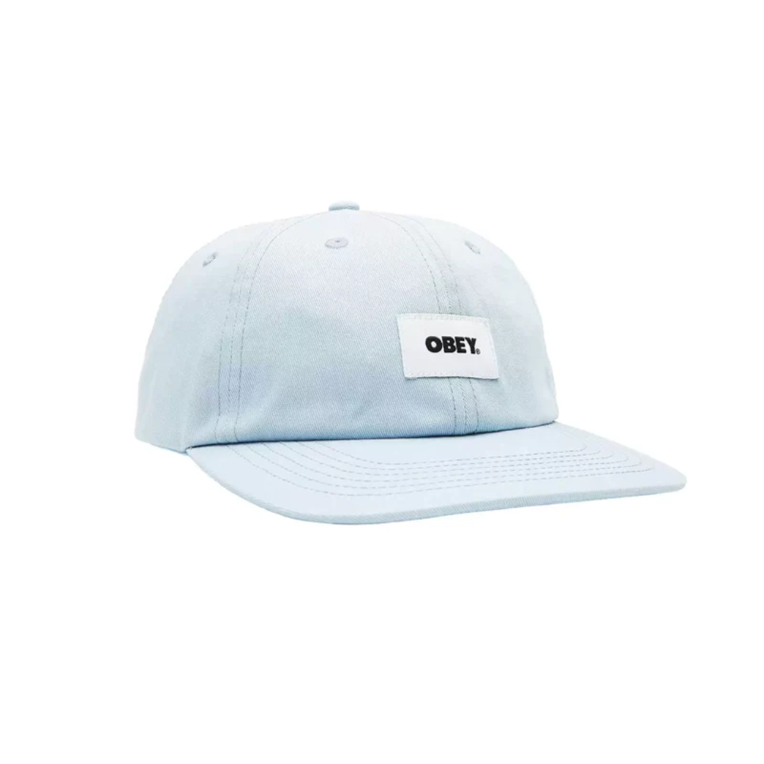 Bold Label Organic 6 Panel Strapback Good Grey