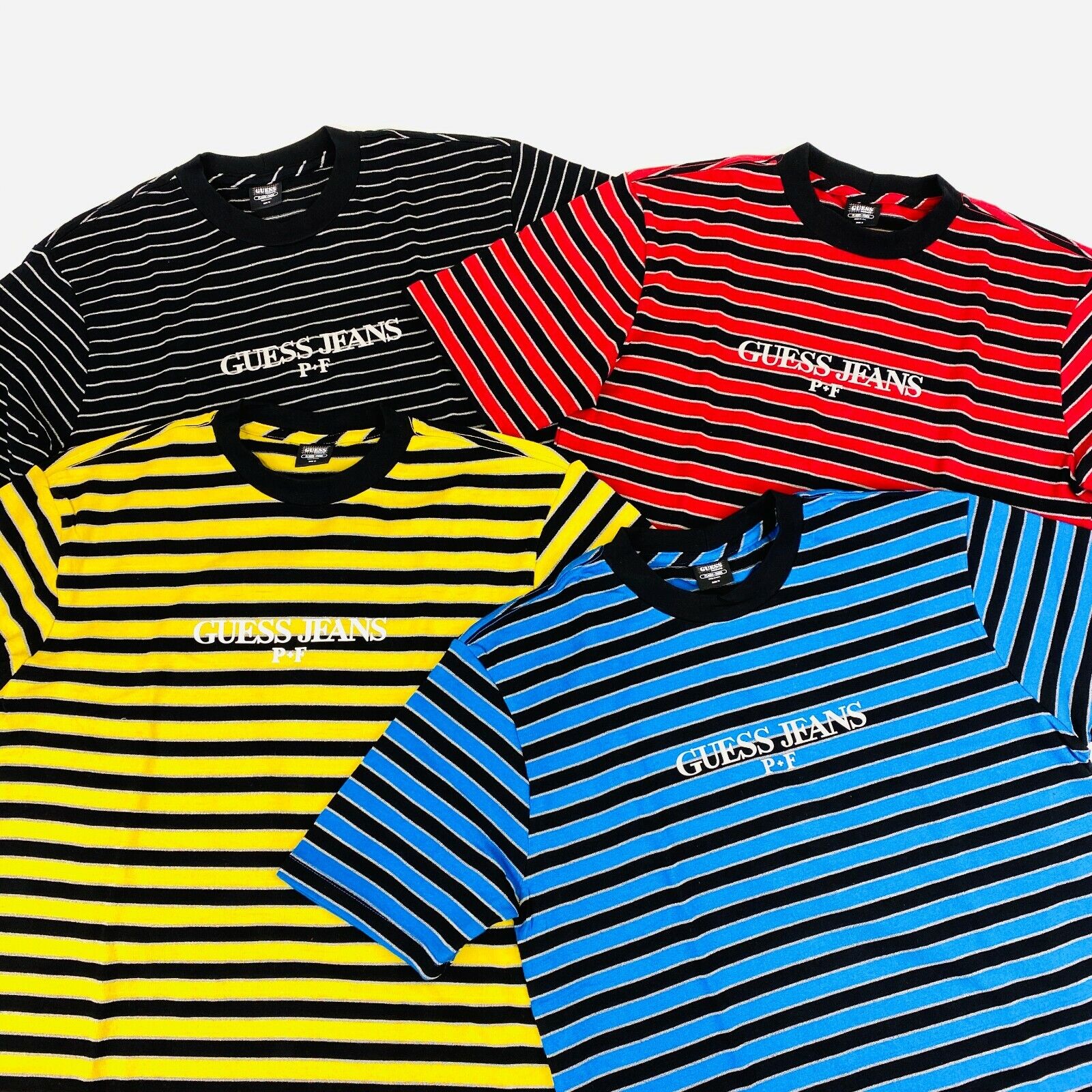 Guess P+F 3M Reflective Striped T-shirt